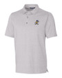 ETSU Buccaneers College Vault Cutter & Buck Forge Heathered Stretch Mens Polo Polished Heather Mannequin