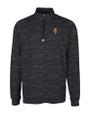 Tennessee Volunteers College Vault - Cutter & Buck Traverse Stretch Eco Camo Print Quarter Zip Mens Pullover Black Mannequin