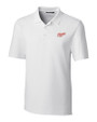Dayton Flyers College Vault Cutter & Buck Forge Stretch Mens Big and Tall Polo White Mannequin
