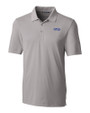 Montana State Bobcats College Vault Cutter & Buck Forge Stretch Mens Big and Tall Polo Polished Medium Gray Mannequin