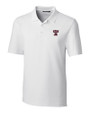 Texas A and M Aggies College Vault Cutter & Buck Forge Stretch Mens Big and Tall Polo White Mannequin