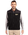 Vanderbilt Commodores College Vault Cutter & Buck Cascade Eco Fleece Mens Vest Black Front