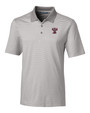 Texas A and M Aggies College Vault Cutter & Buck Forge Tonal Stripe Stretch Mens Polo POL_MANN_HG 1