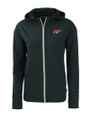 Dayton Flyers College Vault Cutter & Buck Daybreak Eco Recycled Womens Full Zip Hoodie NVBU_MANN_HG 