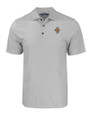 Tennessee Volunteers College Vault - Cutter & Buck Pike Eco Tonal Geo Print Stretch Recycled Mens Polo Elemental Grey Mannequin