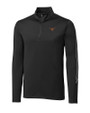 Texas Longhorns Cutter & Buck Pennant Sport Half Zip Black Mannequin