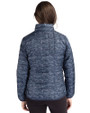 Kansas City Royals Cutter & Buck Rainier PrimaLoft® Womens Eco Insulated Full Zip Printed Puffer Jacket Dark Navy Back