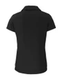 Texas Longhorns Cutter & Buck Daybreak Eco Recycled Womens V-neck Polo Black Mannequin Back