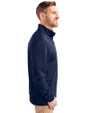 Texas Longhorns Cutter & Buck Traverse Stretch Eco Quarter Zip Mens Big and Tall Pullover Liberty Navy Side