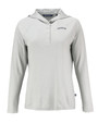 Colorado Rockies Cooperstown Cutter & Buck Coastline Epic Comfort Eco Recycled Womens Hooded Shirt CNC_MANN_HG 1