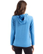 Kansas City Royals Cooperstown Cutter & Buck Coastline Epic Comfort Recycled Womens Hooded Shirt Digital Back