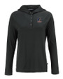 Delaware Fightin' Blue Hens College Vault Cutter & Buck Coastline Epic Comfort Recycled Womens Hooded Shirt BL_MANN_HG 