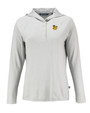 Baylor Sailor Bear College Vault Cutter & Buck Coastline Epic Comfort Eco Recycled Womens Hooded Shirt CNC_MANN_HG 1