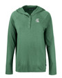 Michigan State Spartans Cutter & Buck Coastline Epic Comfort Eco Recycled Womens Hooded Shirt HT_MANN_HG 1
