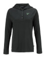 South Florida Bulls Cutter & Buck Coastline Epic Comfort Recycled Womens Hooded Shirt Black Mannequin