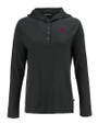FSU Bobby Bowden Cutter & Buck Coastline Epic Comfort Recycled Womens Hooded Shirt Black Mannequin