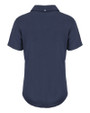 Penn State Nittany Lions Alumni Cutter & Buck Coastline Epic Comfort Recycled Womens Polo Navy Blue Mannequin Back