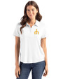 Seattle Mariners Cooperstown Cutter & Buck Coastline Epic Comfort Recycled Womens Polo White Front