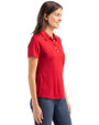 Gonzaga Bulldogs College Vault Cutter & Buck Coastline Epic Comfort Recycled Womens Polo Cardinal Red Side