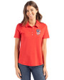 San Francisco Giants Stars & Stripes Cutter & Buck Coastline Epic Comfort Recycled Womens Polo Red Front