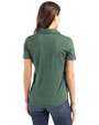 Philadelphia Eagles Historic Cutter & Buck Coastline Epic Comfort Recycled Womens Polo Hunter Green Back