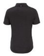 Winston-Salem State Rams Cutter & Buck Coastline Epic Comfort Recycled Womens Polo Black Mannequin Back