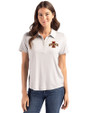 Iowa State Cyclones Cutter & Buck Coastline Epic Comfort Recycled Womens Polo CONCRETE Front