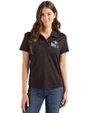 Arizona Cardinals NFL Helmet Cutter & Buck Coastline Epic Comfort Recycled Womens Polo Black Front