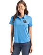 Detroit Lions NFL Helmet Cutter & Buck Coastline Epic Comfort Recycled Womens Polo Digital Front