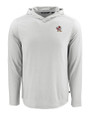 Louisville Cardinals College Vault Cutter & Buck Coastline Epic Comfort Recycled Mens Hooded Shirt CONCRETE Mannequin