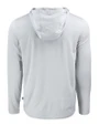 Missouri Tigers Cutter & Buck Coastline Epic Comfort Recycled Mens Hooded Shirt CONCRETE Mannequin Back