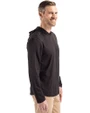 Cincinnati Bearcats Cutter & Buck Coastline Epic Comfort Recycled Mens Hooded Shirt Black Side