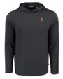 Oklahoma State Cowboys Wrestling Pete Cutter & Buck Coastline Epic Comfort Recycled Mens Hooded Shirt Black Mannequin