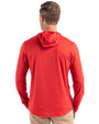Buffalo Bills NFL Helmet Cutter & Buck Coastline Epic Comfort Recycled Mens Hooded Shirt Red Back