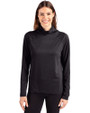 Cutter & Buck Coastline Epic Comfort Eco Recycled Womens Funnel Neck BL PRO_HG 1
