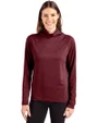 Cutter & Buck Coastline Epic Comfort Eco Recycled Womens Funnel Neck BRD PRO_HG 1