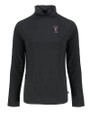 Texas Tech Red Raiders Alumni Cutter & Buck Coastline Epic Comfort Recycled Womens Funnel Neck Black Mannequin