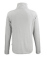 Nebraska Cornhuskers College Vault Cutter & Buck Coastline Epic Comfort Recycled Womens Funnel Neck CONCRETE Mannequin Back