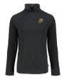 Baldwin Wallace Yellow Jackets Cutter & Buck Coastline Epic Comfort Recycled Womens Funnel Neck Black Mannequin
