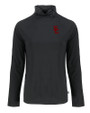 USC Trojans Cutter & Buck Coastline Epic Comfort Recycled Womens Funnel Neck Black Mannequin