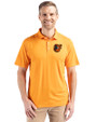 Baltimore Orioles Cutter & Buck Coastline Epic Comfort Recycled Mens Polo Orange Burst Front