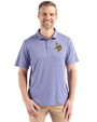 Minnesota Vikings Cutter & Buck Coastline Epic Comfort Recycled Mens Polo Hyacinth Front