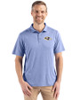 Baltimore Ravens Cutter & Buck Coastline Recycled Double Peached Mens Polo Hyacinth Front