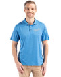 Kansas City Royals Cooperstown Cutter & Buck Coastline Epic Comfort Recycled Mens Polo Digital Front