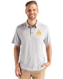 Seattle Mariners Cooperstown Cutter & Buck Coastline Epic Comfort Recycled Mens Polo CONCRETE Front