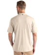 Fresno State Bulldogs College Vault Cutter & Buck Coastline Epic Comfort Recycled Mens Polo Wheat Back