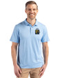 FIU Panthers College Vault Cutter & Buck Coastline Epic Comfort Recycled Mens Polo Atlas Light Blue Front