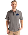 Old Dominion Monarchs College Vault Cutter & Buck Coastline Epic Comfort Recycled Mens Polo Elemental Grey Front