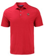Louisville Cardinals College Vault Cutter & Buck Coastline Epic Comfort Recycled Mens Polo Cardinal Red Mannequin