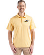 Akron RubberDucks Cutter & Buck Coastline Epic Comfort Recycled Mens Polo Desert Front